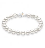 Armband Comete Dame Perle Argento in Perlen Perla BRQ312 - BRQ312